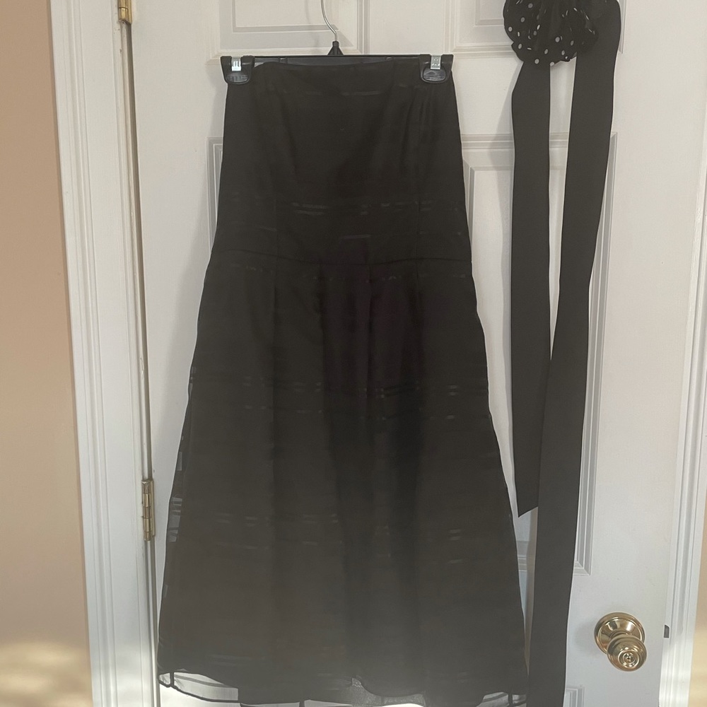 Black cocktail dress
